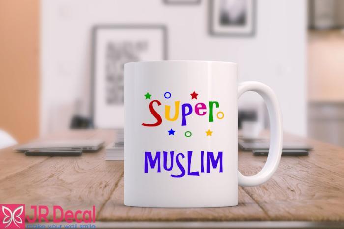 "Super Muslim" Printed Muslim Novelty Mug