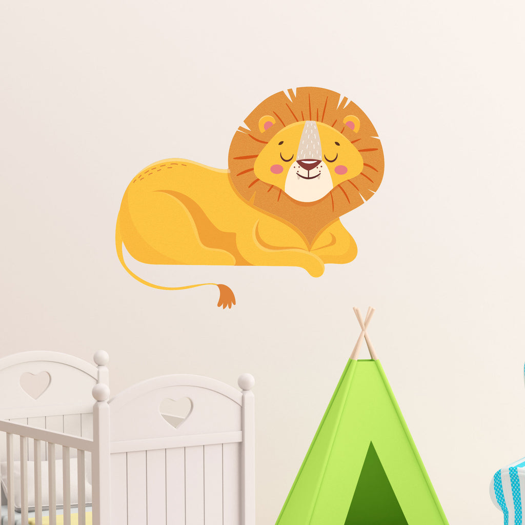 Lion wall stickers Removeable for Children's Bedroom