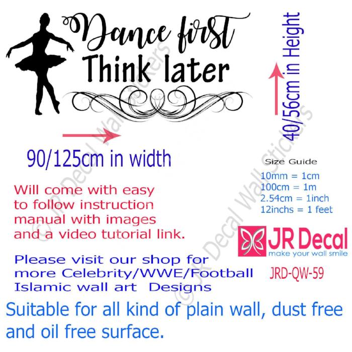 Dance stickers for walls