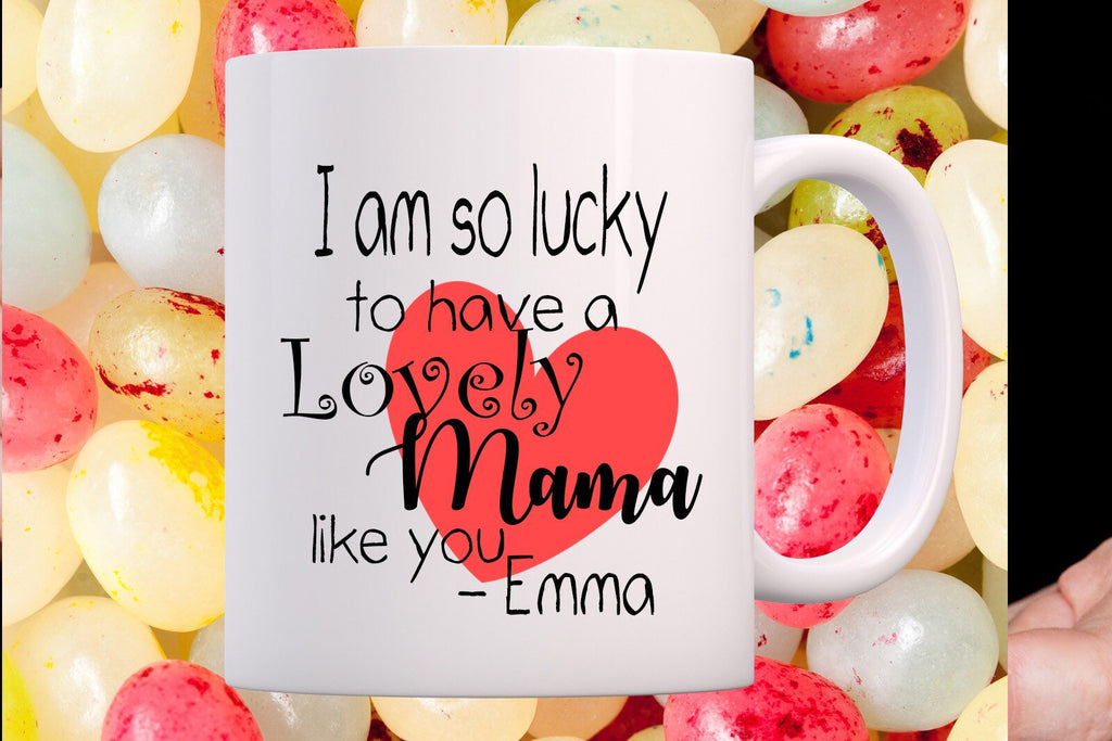 "Lovely Mama like You" Personalized Coffee Mug for Mom