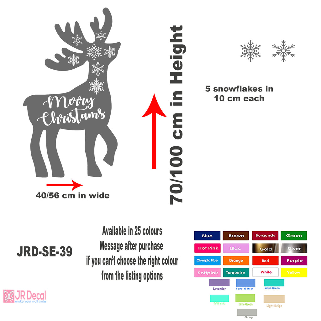 Reindeer Christmas Wall sticker