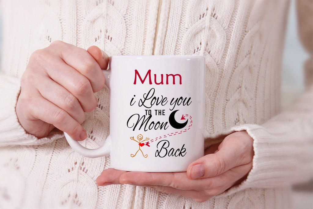 "I Love you to the Moon & Back" Mom Mug