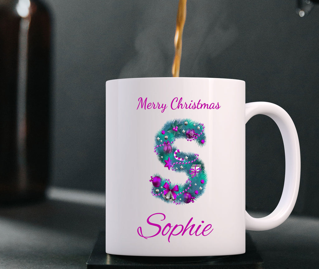 Merry Christmas Personalized Coffee Mug