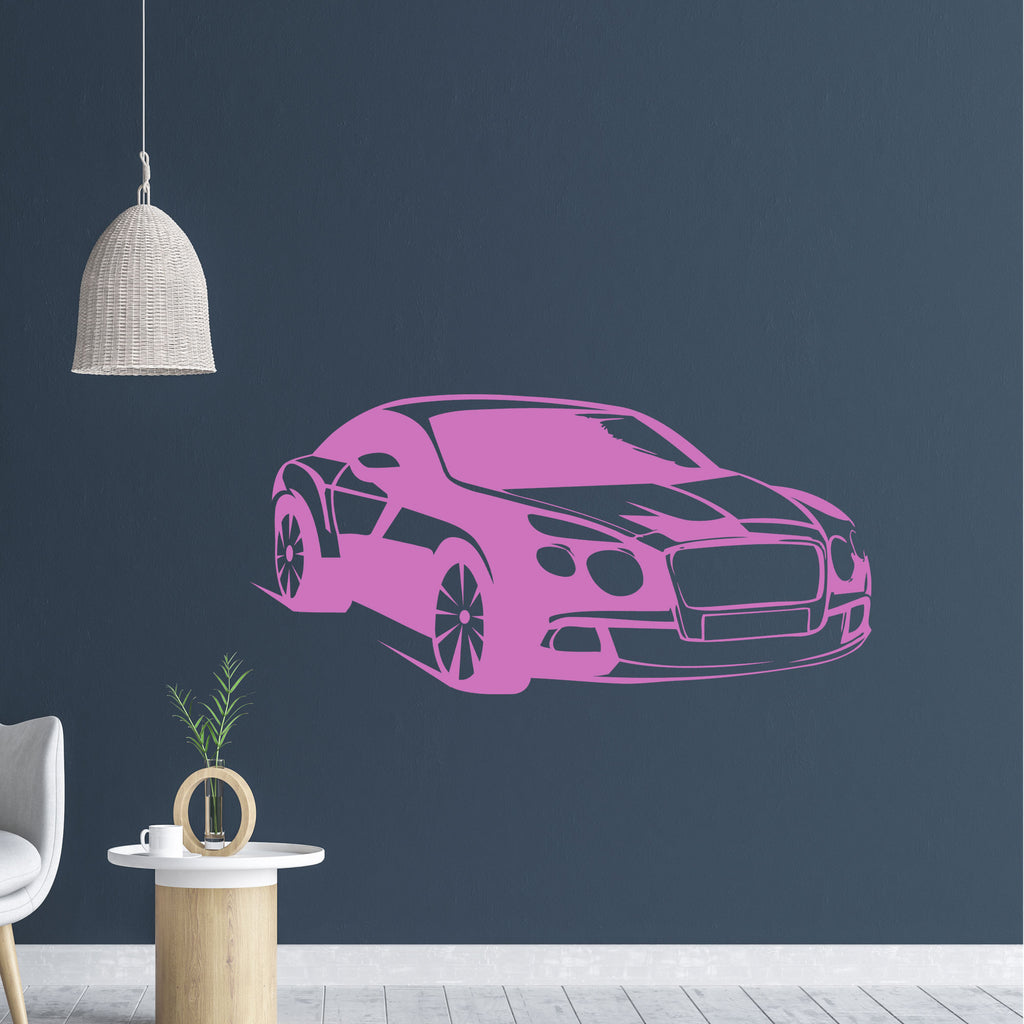 Stylish Car Wall Sticker for Boys Bedroom | Car Decal | Sports Car