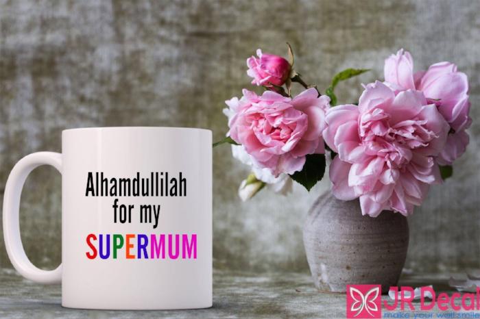 "Alhamdulillah for my SuperMum" Muslim Mom Mug