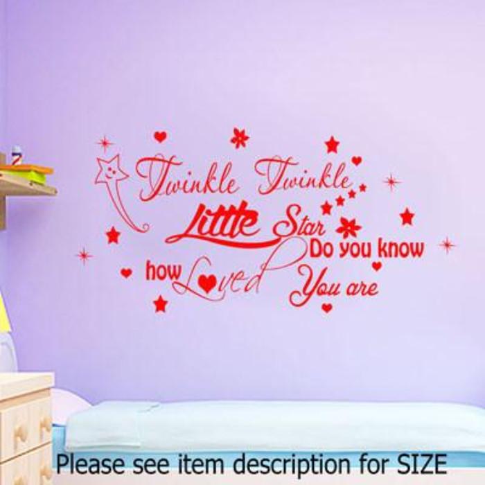 Twinkle Twinkle - Baby Room Wall Sticker
