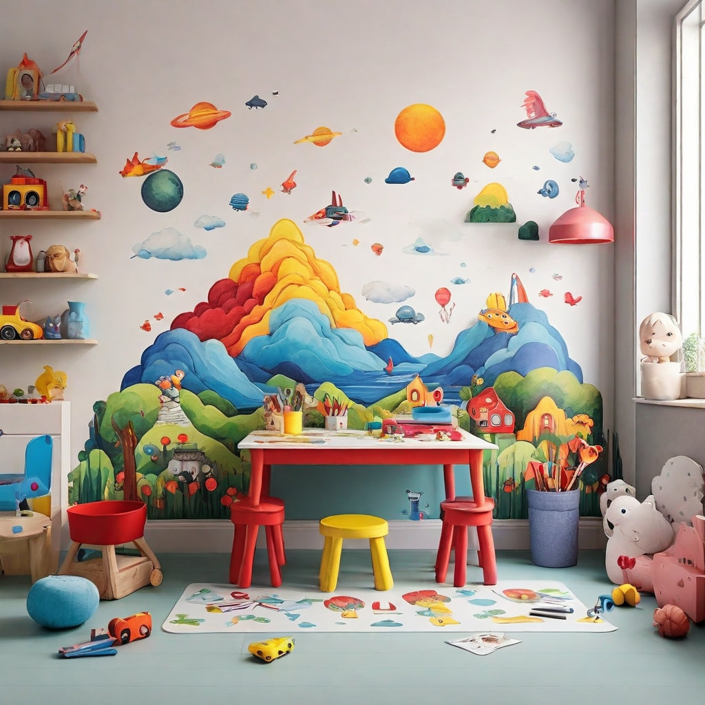 JR Decal universe kids room wall stickers