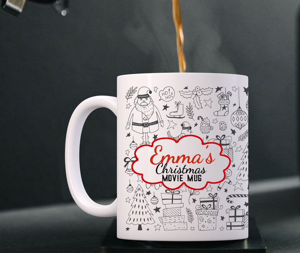 Personalised Christmas Mug for Mum