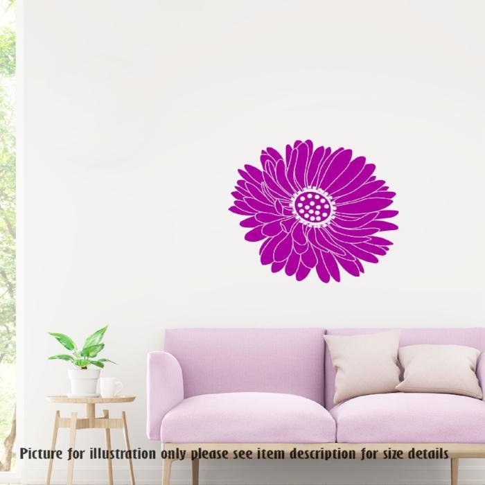 Daisy Big Flower wall sticker