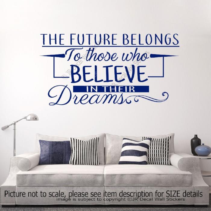 Motivational quote wall art