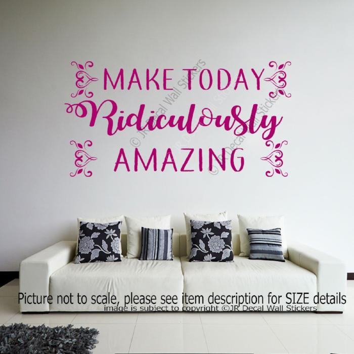 Inspirational quote wall stickers