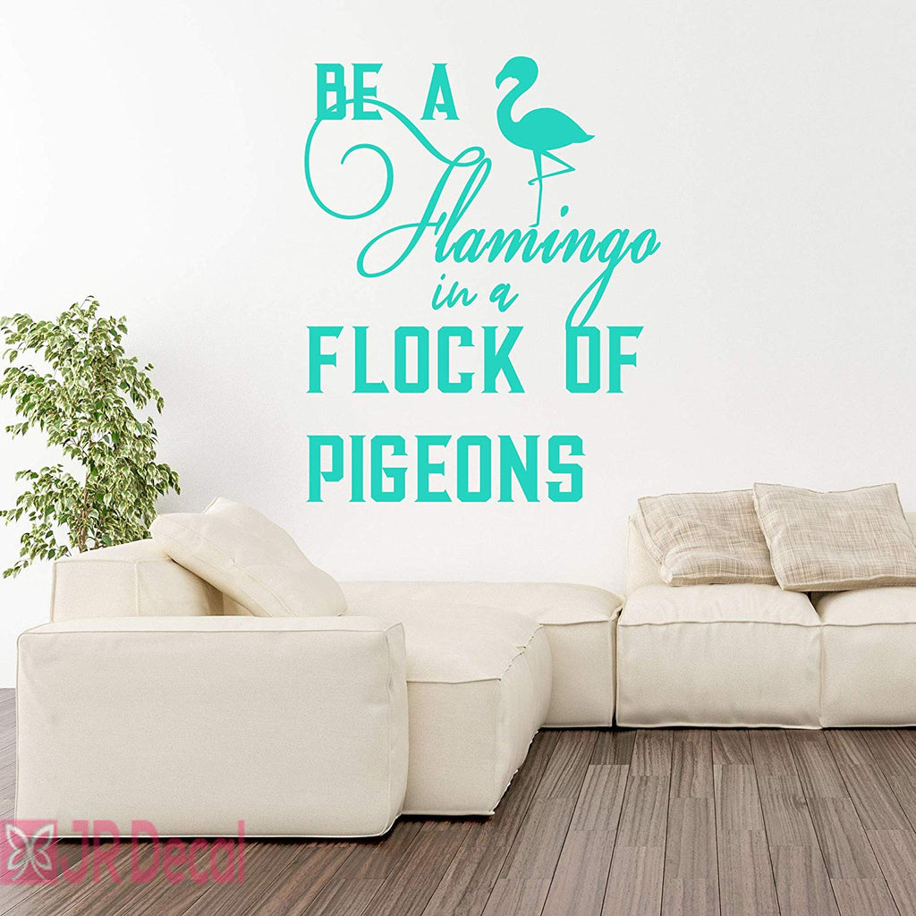 "Be a Flamingo"- Nursery Wall Stickers