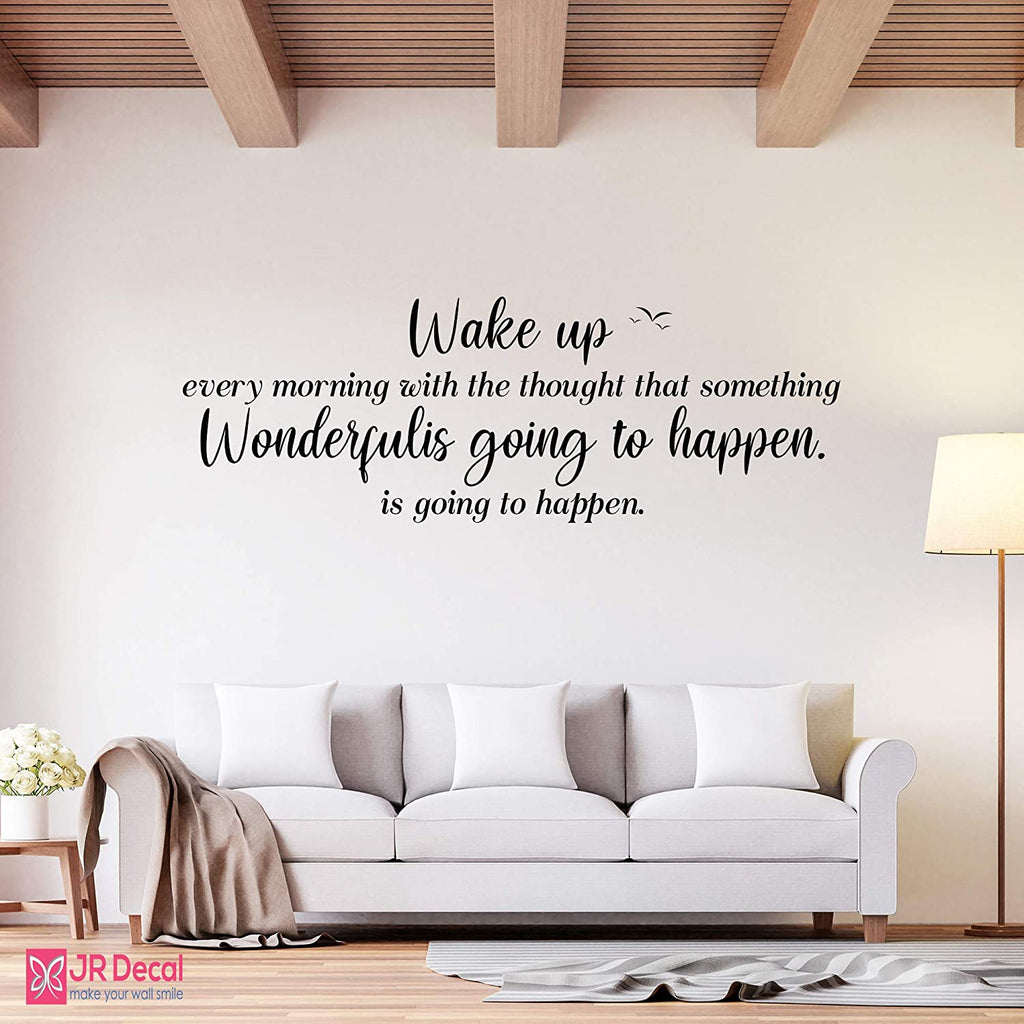 Wake up every morning- Inspirational quotes Wall Stickers