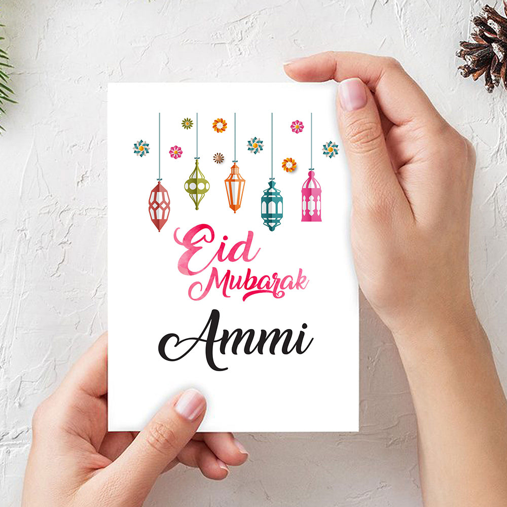 Personalised Eid Card for Ammi