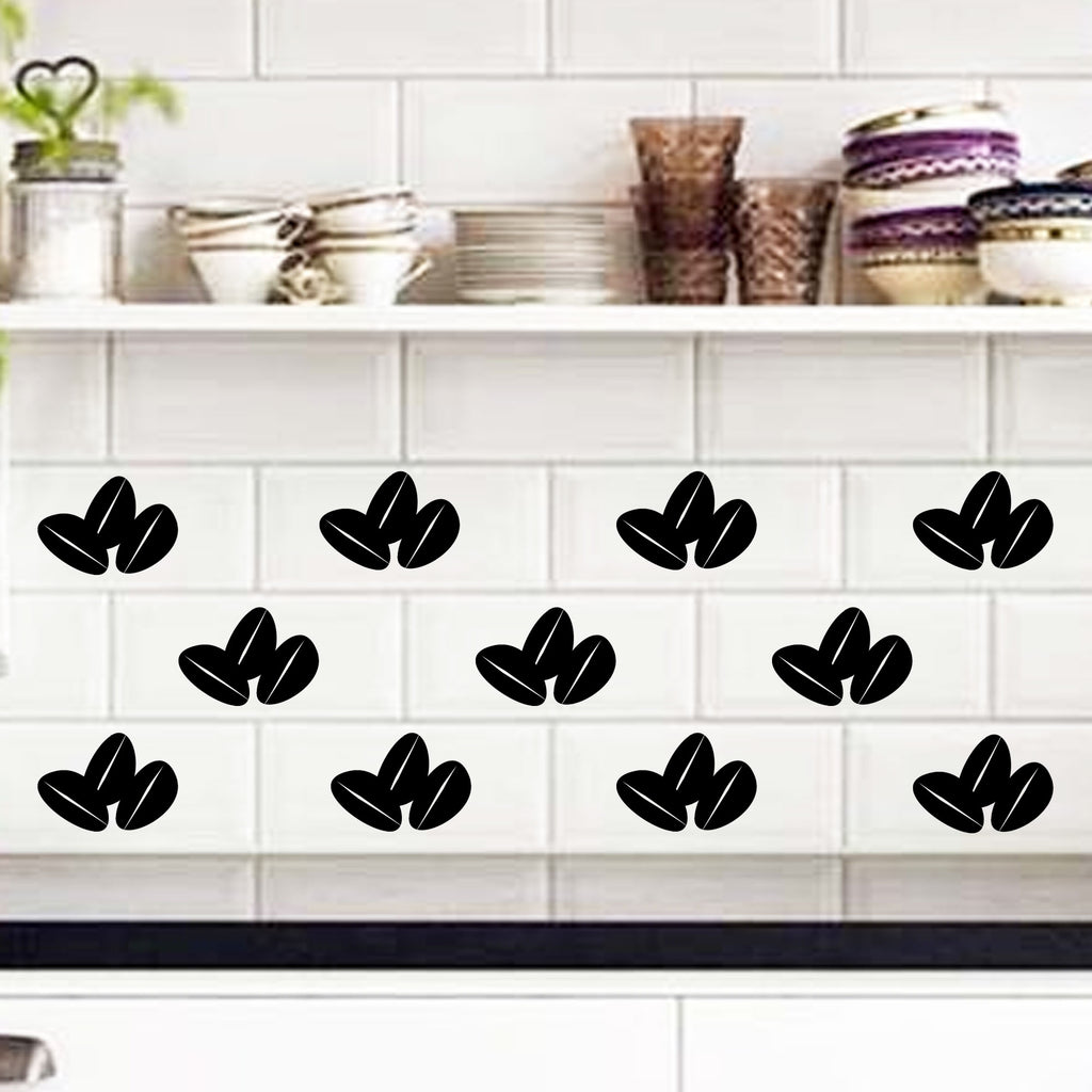 Coffee Beans kitchen Tile wall stickers