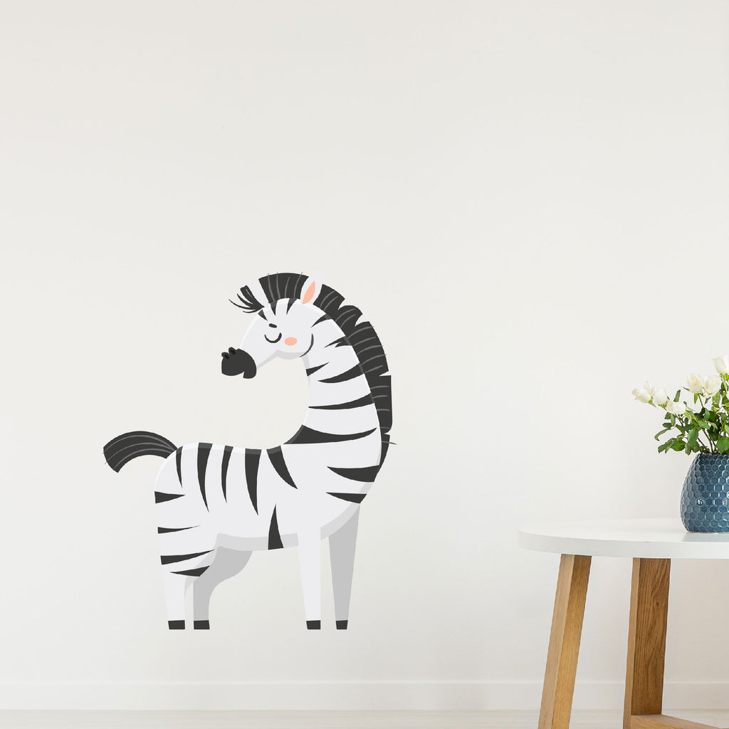Zebra wall stickers Removeable for Children's Bedroom