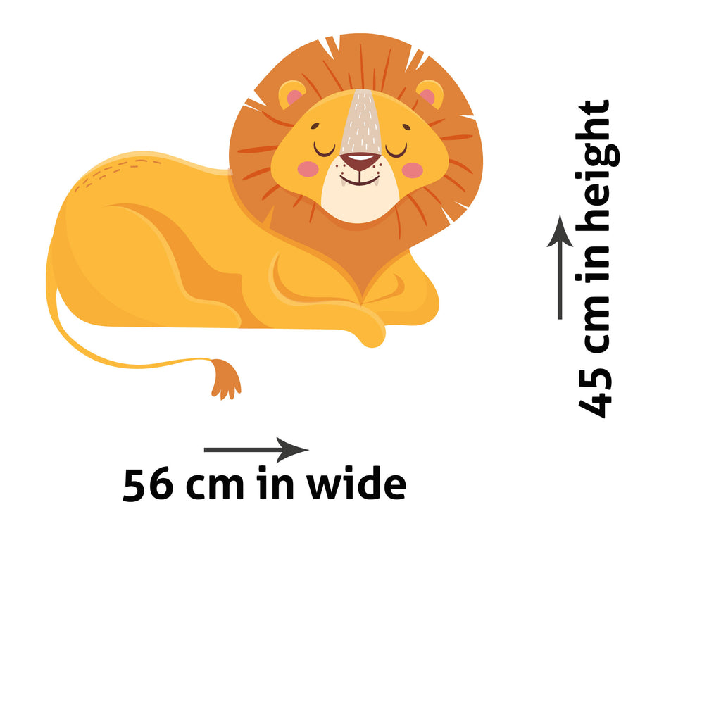 Large Lion Animal wall stickers