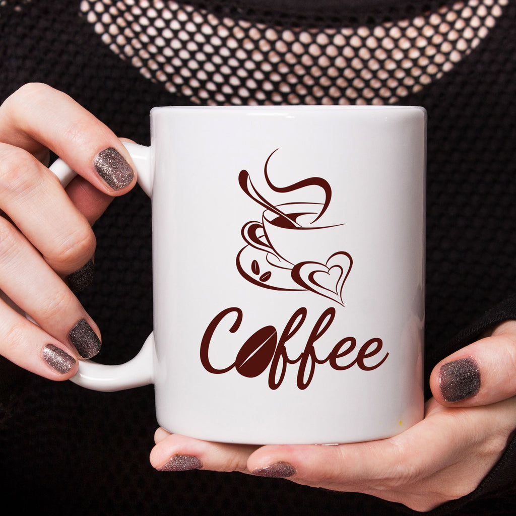 Beautiful Coffee Cup Printed Gift Mug