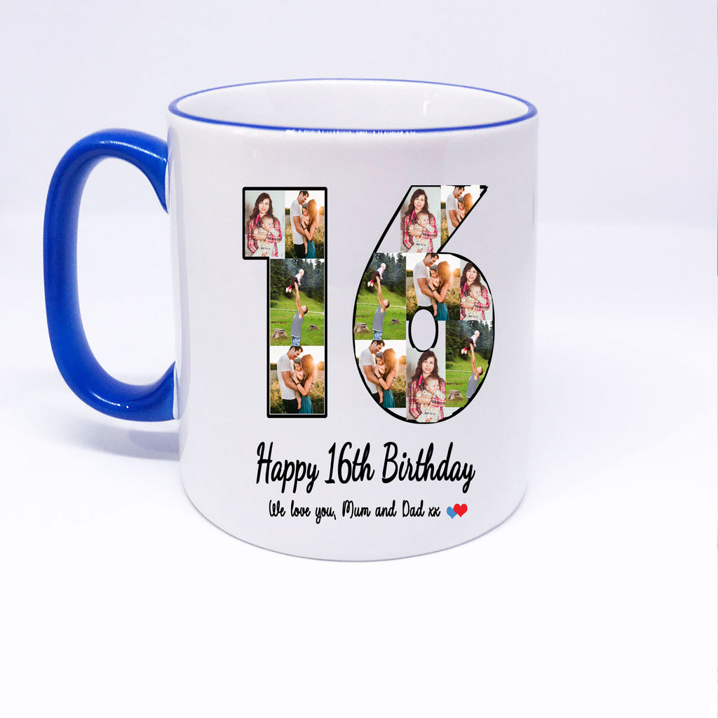 Photo & Number Customizable coffee mug for Parents