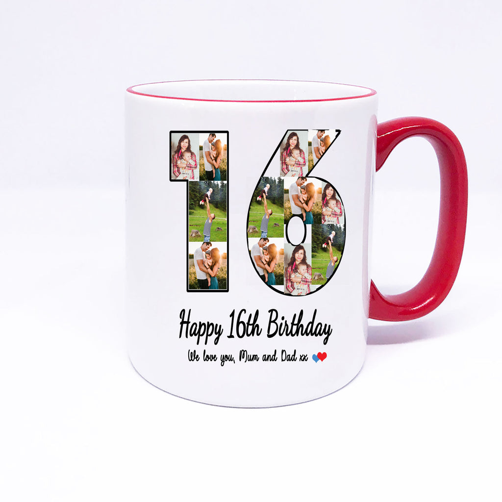 Photo & Number Customizable coffee mug for Parents