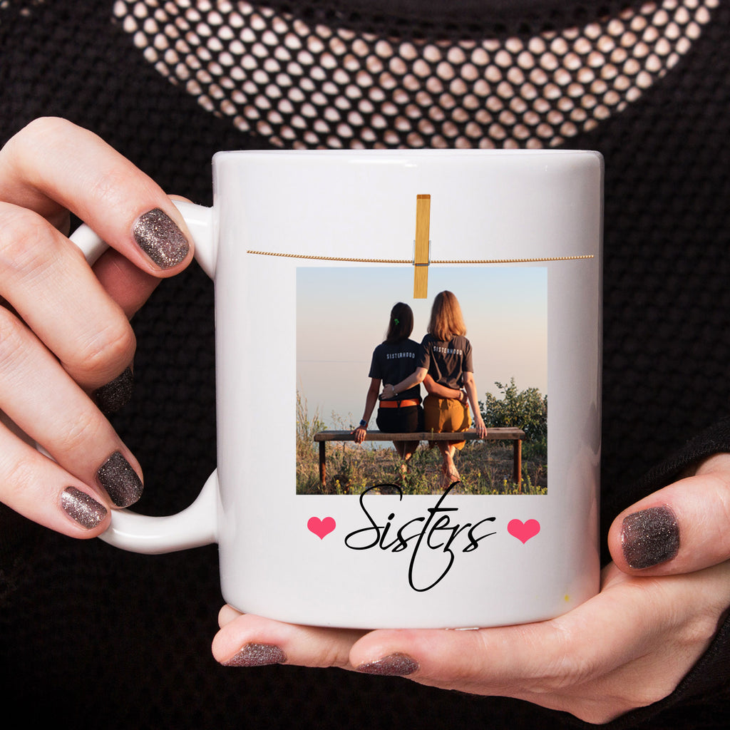 Customized Photo printed Coffee mug for Sister