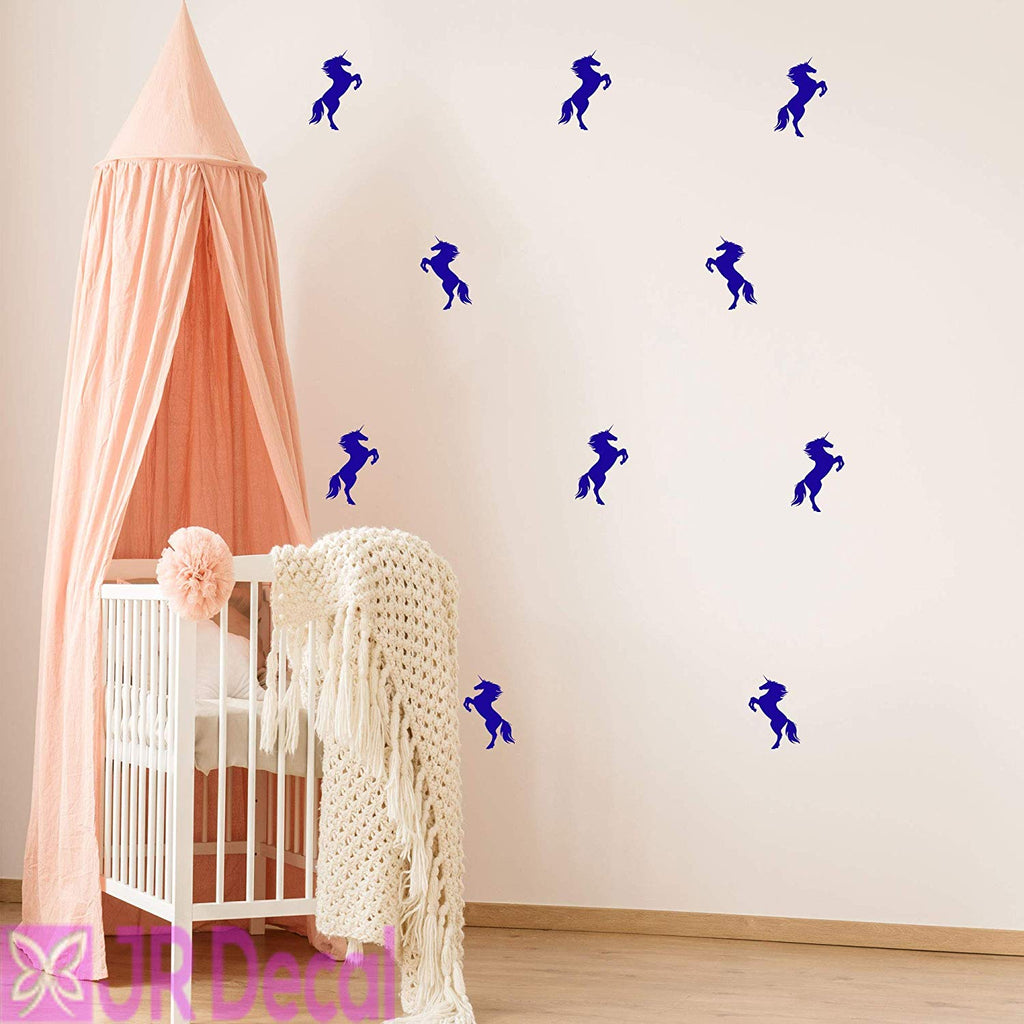 Unicorn set girls bedroom nursery Wall Decals