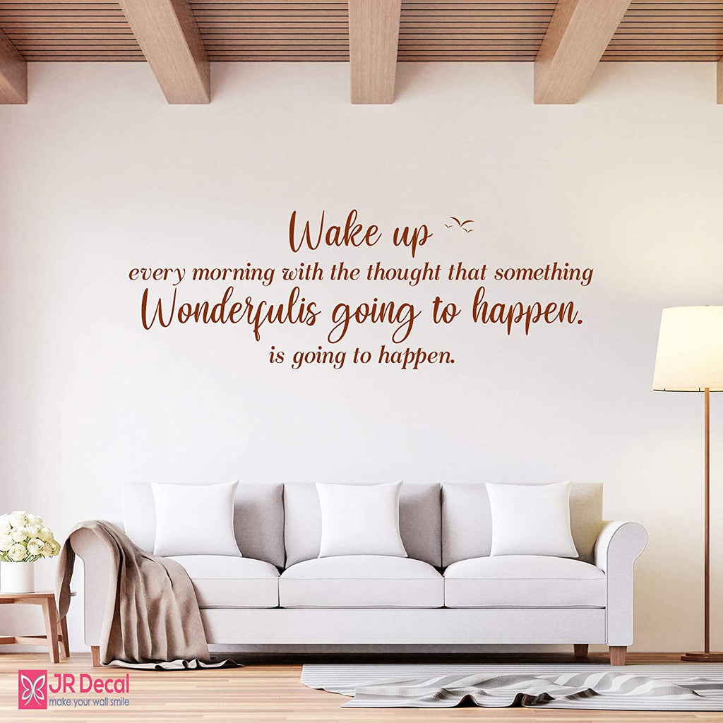 Wake up every morning- Inspirational quotes Wall Stickers