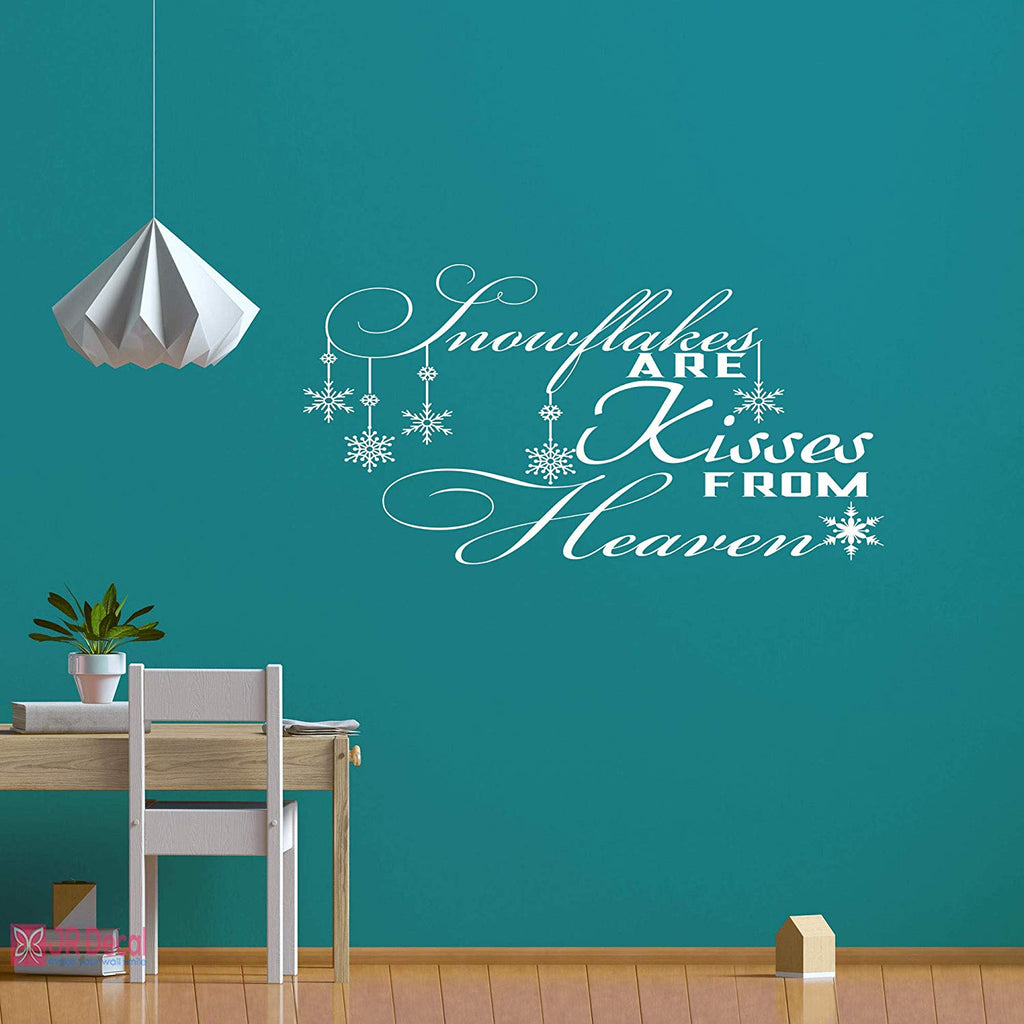 Snowflake Christmas Inspirational Quote wall sticker