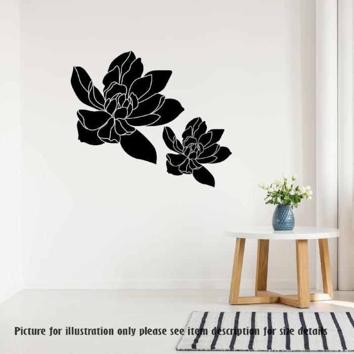 Flower Fetal Flower wall stickers, Nursery wall decorations