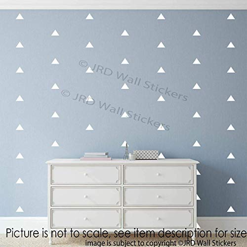 100 pieces 5cm Triangle Signs Wall Stickers vinyl wall decals