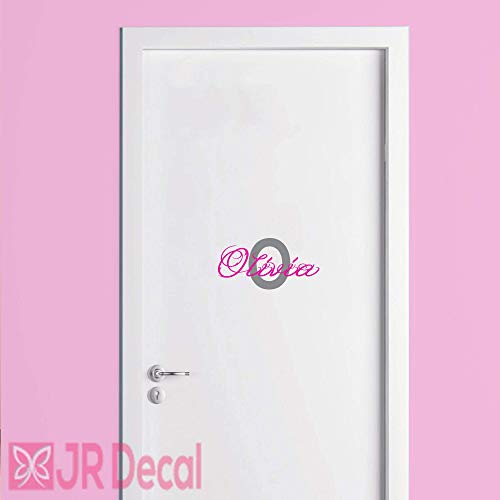 Monogram with Custom Name Wall Sticker