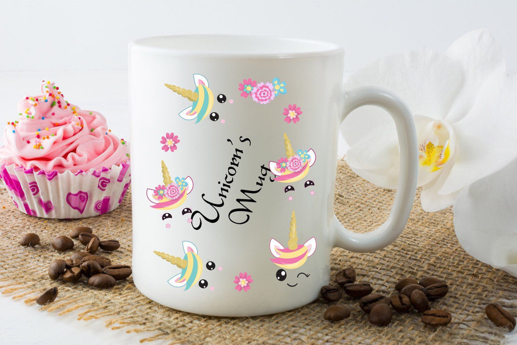 "Unicorn's Mug" Unicorn printed Gift Mug
