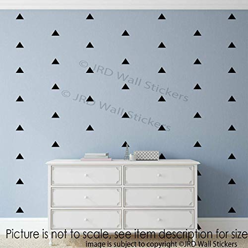 110 pieces Triangle Signs Wall Stickers Removable Vinyl decals