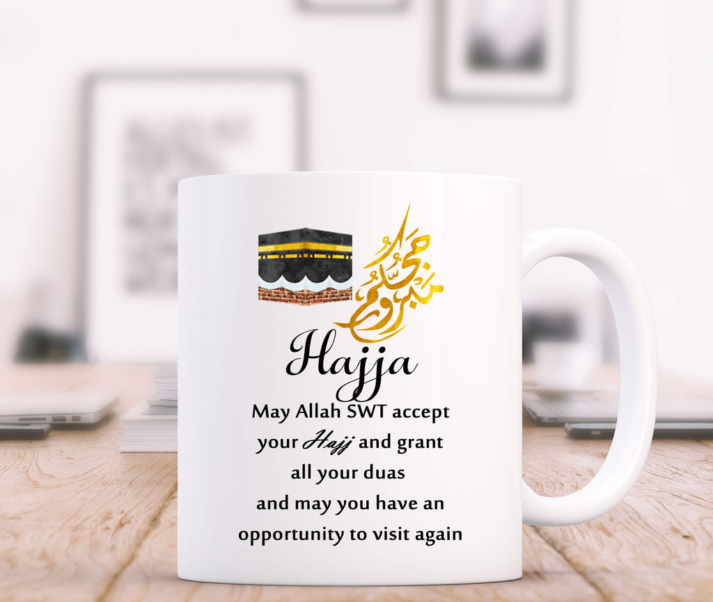 Hajj gift for Hajji and Hajja Mugs