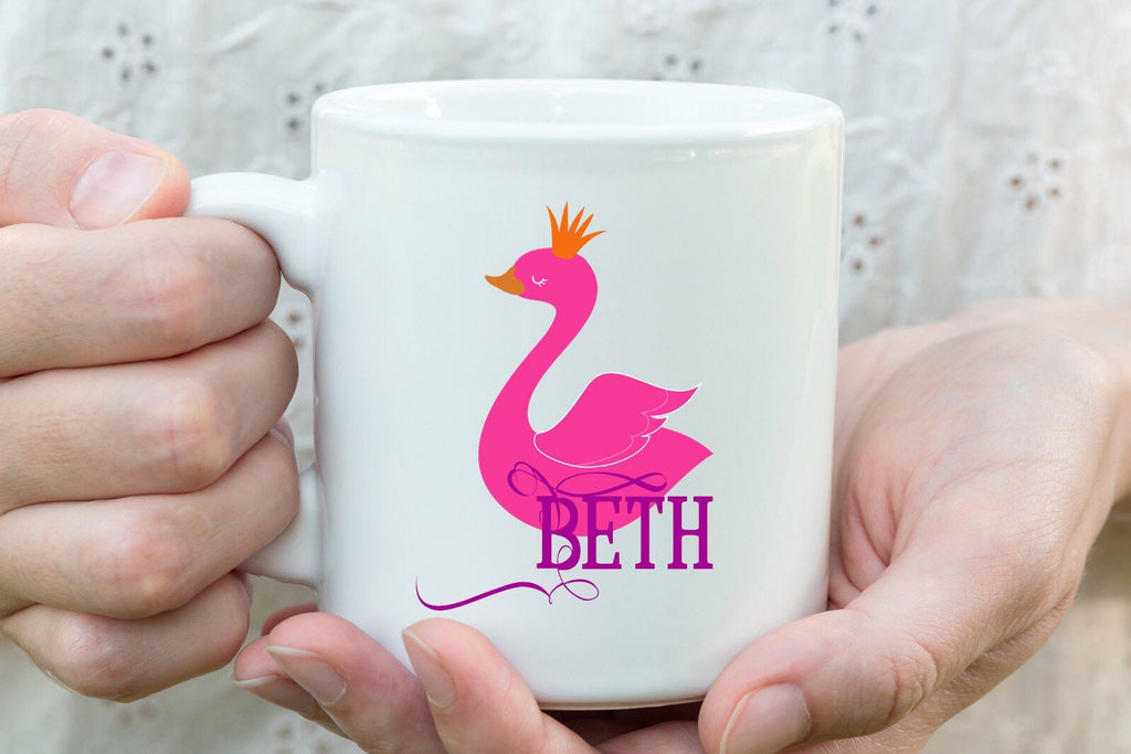 Flamingo printed Customizable coffee mug