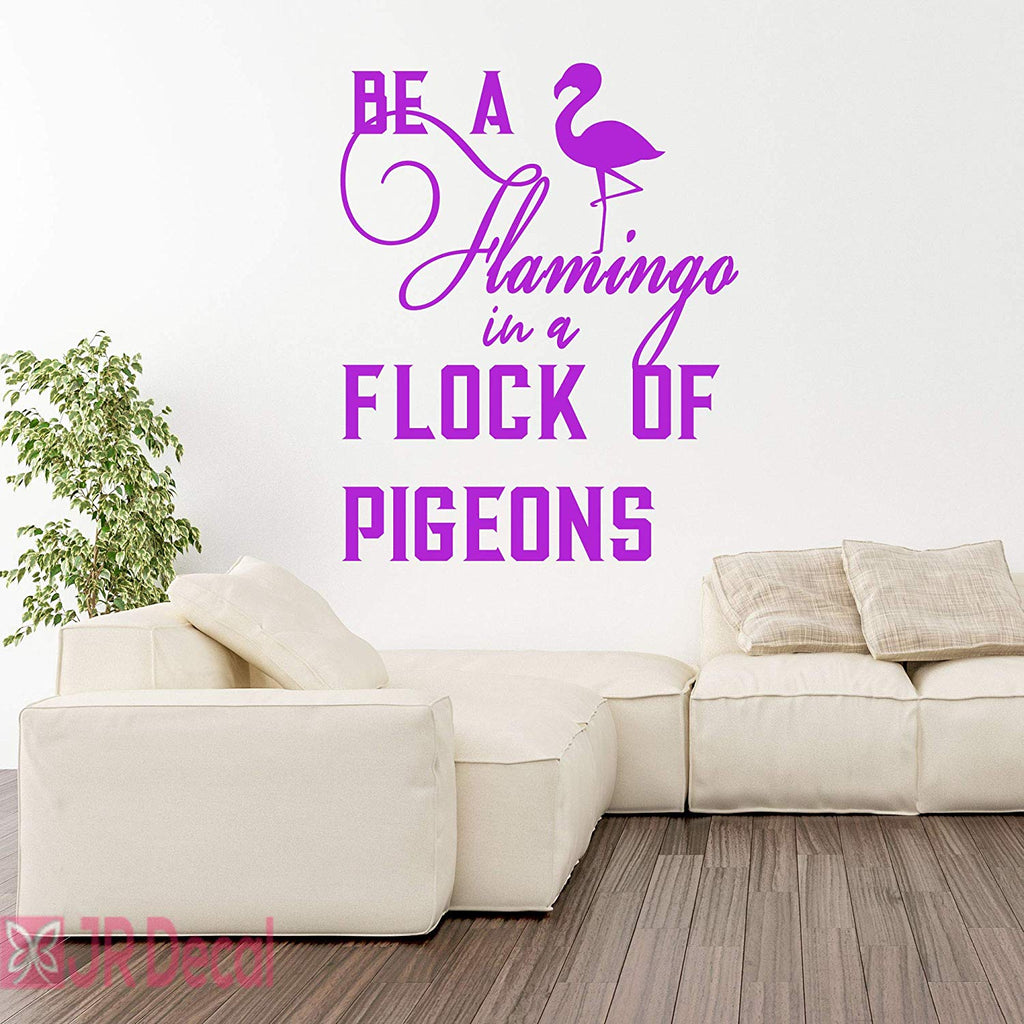 "Be a Flamingo"- Nursery Wall Stickers