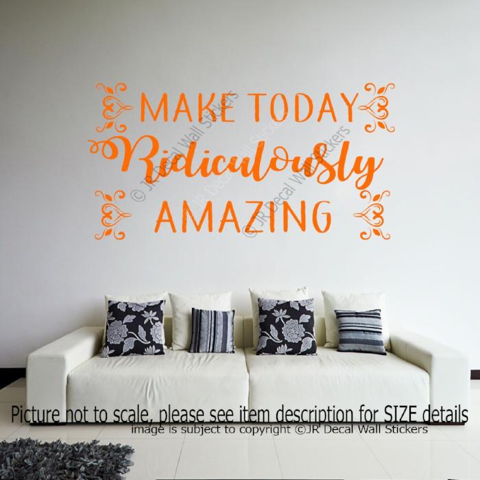 Inspirational quote wall stickers