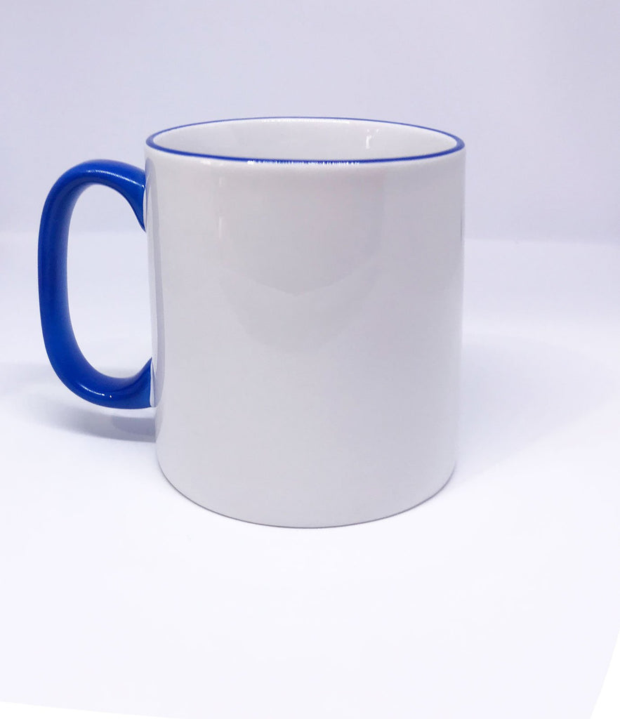 Every Hardship there is ease - Quranic Verse Islamic blue  Mug 