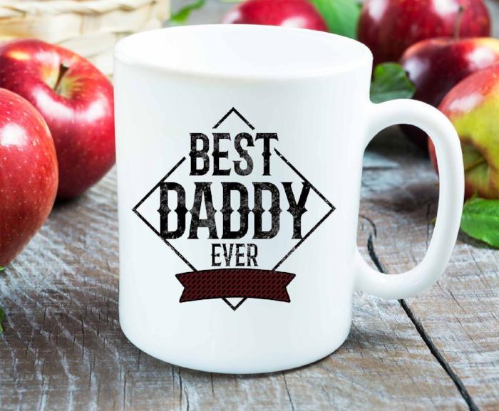 "Best DADDY Ever" Printed Mug for Dad