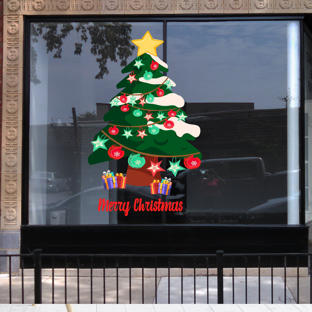 Christmas Tree wall Stickers Xmas decal