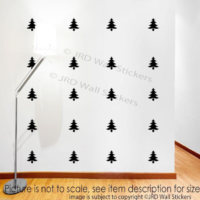 Xmas Tree Removable Wall Decal