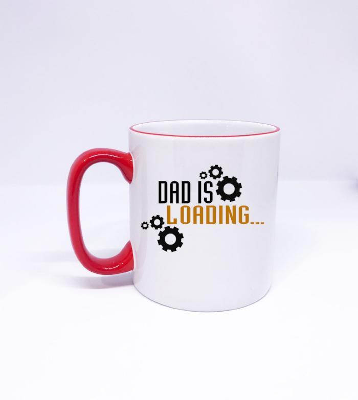 "Dad is Loading" Printed Mug for Dad
