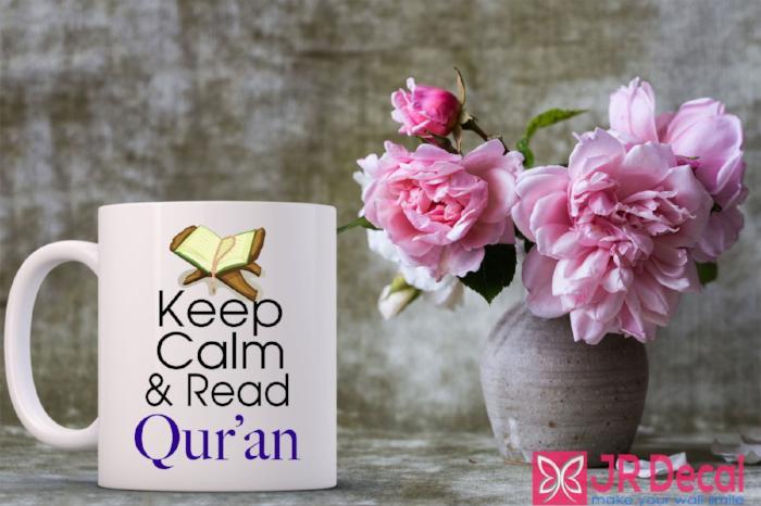 "Keep Calm & Read Quran" Islamic Quote Mug