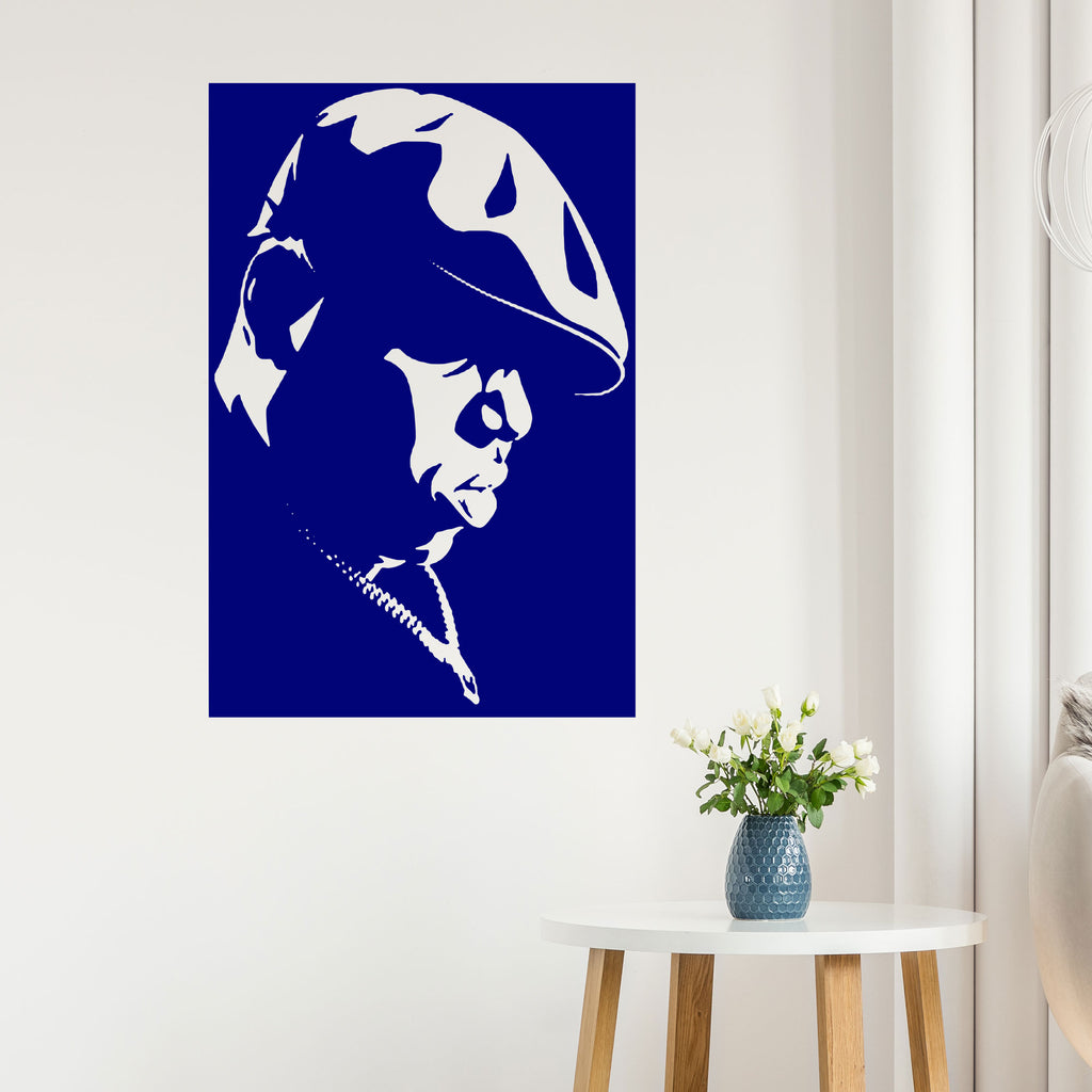 The Notorious B.I.G. Celebrity Wall Sticker