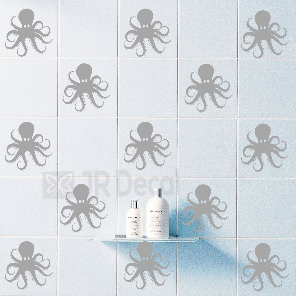 Octopus Bathroom wall sticker Sets