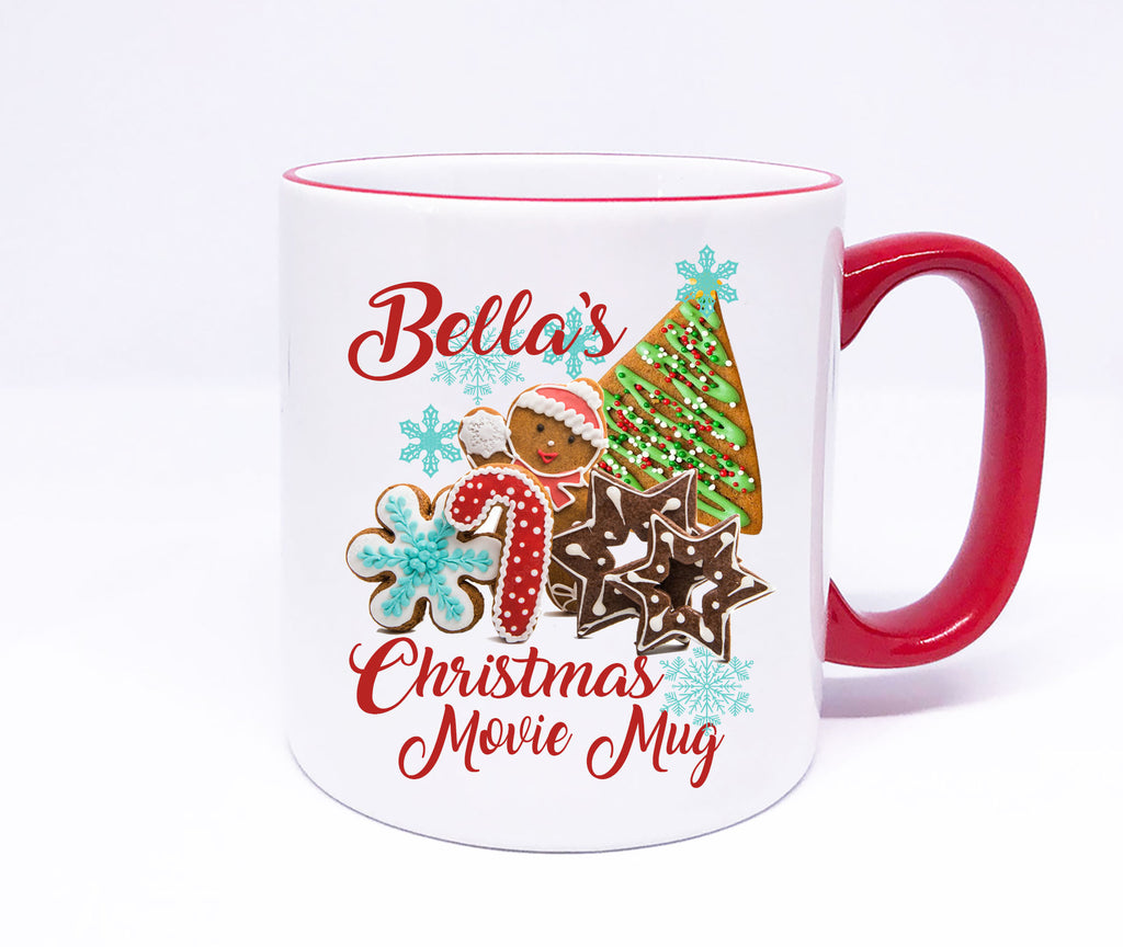 Personalised Christmas Movie Mug for children
