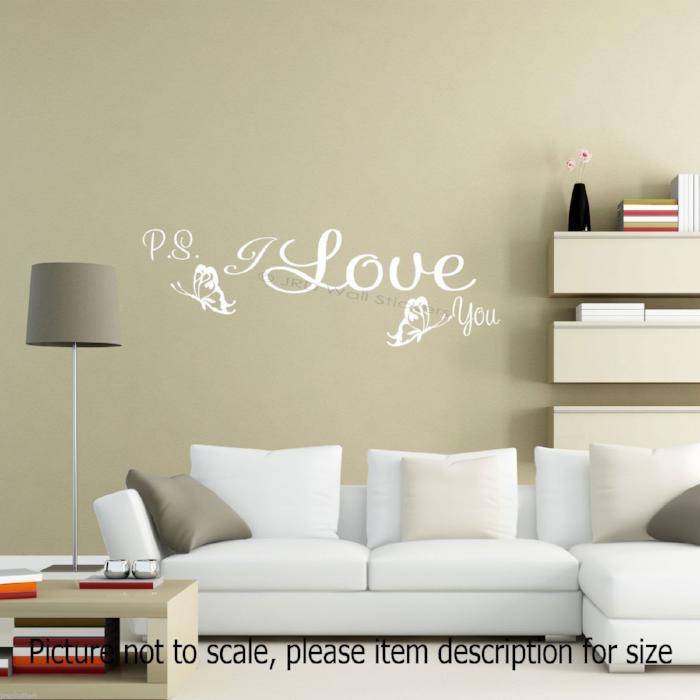 PS I LOVE YOU - Vinyl Wall Decals