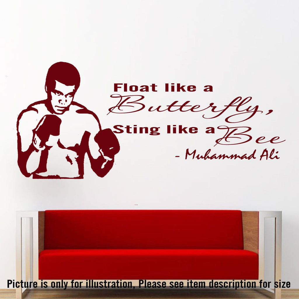Muhammad Ali Motivational wall sticker