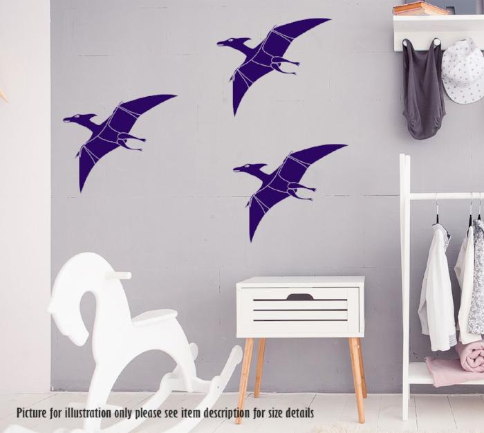 Pterodactyl wall decal for Kids Bedroom Wall
