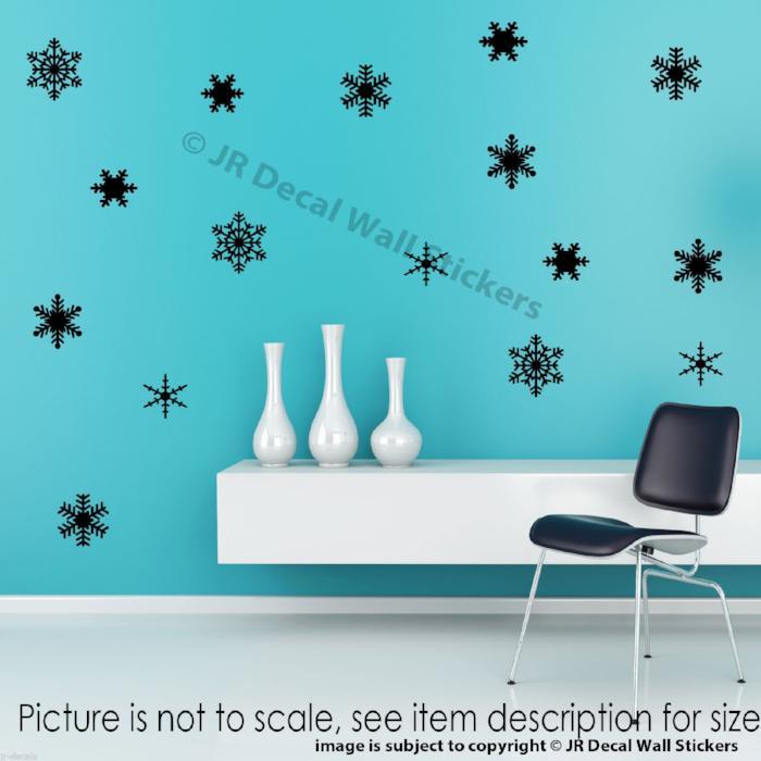Snowflake Wall Stickers Christmas Wall Decals